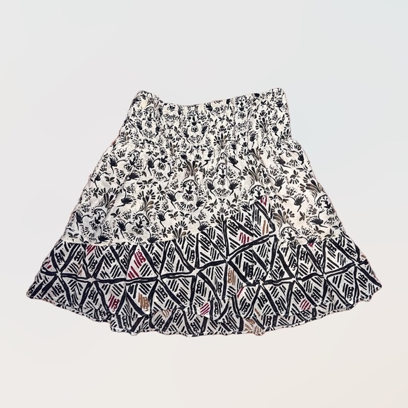 Free People XS Riviera Lined Floral Aztec Mini Skirt - Picture 2 of 9